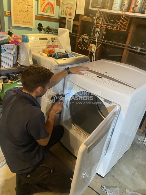 LG dryer - fixing no heat problem